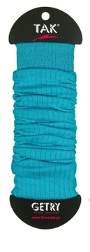 GETRY DAMSKIE MŁODZIEŻOWE OCIEPLACZE BAWEŁNIANE KOLOR TURKUSOWY MODNE