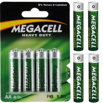 4x MOCNA BATERIA LR6 R6 AA BATERIE ALKALICZNE