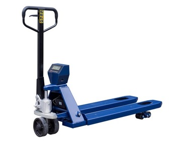 WÓZEK PALETOWY PALECIAK Z WAGĄ 2000KG 2T WAŻĄCY