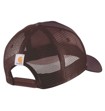 CARHARTT czapka z daszkiem trakerka bordowa mesh