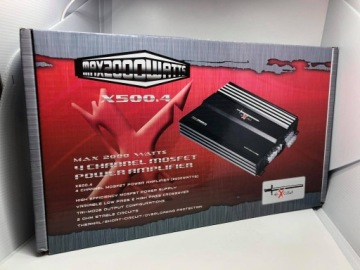EXCALIBUR X500.4 новый автомобильный усилитель, 4-канальный, максимальная мощность 4x500 Вт
