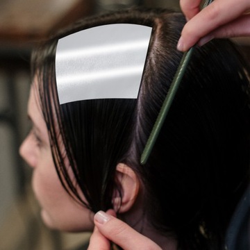 Волосы Фольга Гвозди Предварительно обрезанные баночки для салона красоты Завивка ногтей