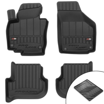 3D gumové koberce Škoda Yeti 2009-2018 podložka bonus