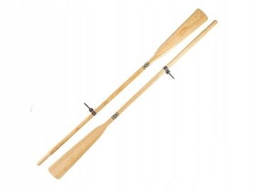 Wiosła szalupowe + Dulki John Paddle 2 szt 240 cm