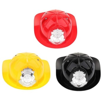 KIDS FIRE SAFETY HAT HELMET 3 PC