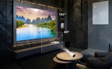 Светодиодный проектор Magcubic HY300 белый