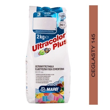 Fuga cementowa MAPEI Ultracolor Plus 2kg - kolor 145 ceglasty