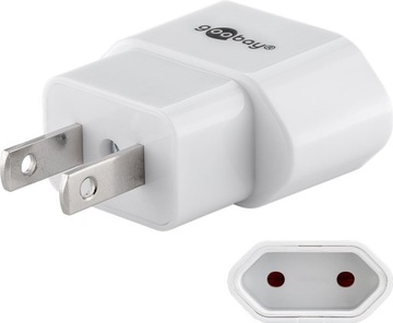 Adapter podróżny wtyk USA Kanada Japonia 2-pin