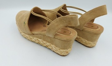 Sandały Espadryle Wrangler WL11642A jasny beż r 37