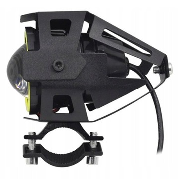 Мотоциклетные галогенки U7, белые стробоскопы, кольцо ANGEL EYES