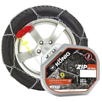 Łańcuchy śniegowe König Zip Ultra 9 gr.95 215/65/15 225/60/15 235/55/15