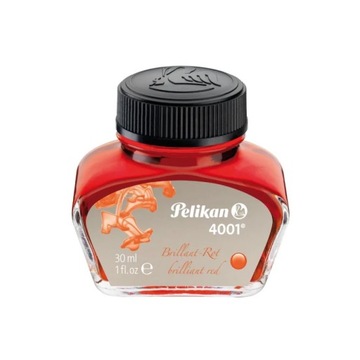 Atrament Pelikan 4001 30 ml CZERWONY tusz