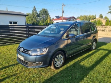 Volkswagen Sharan II Van Facelifting 2.0 TDI SCR 184KM 2016 Volkswagen Sharan 2.0 TDI 184KM Super stan, ALLSTAR, 7 osobowy, bdb wyposa