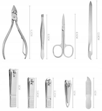 Набор маникюрных кусачек Ножницы для ногтей 19 шт. ПЕДИКЮРНЫЙ ДЕЛО.