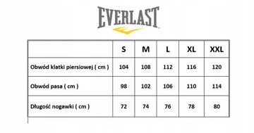 EVERLAST spodnie dresowe bawełniane r. XXL