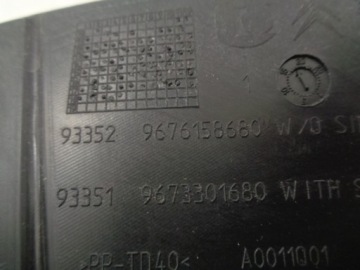 PEUGEOT 208 2008 ПОДЪЕМ НИЖНЕГО ОКНА 9676158680
