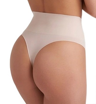 GATTA STRING ПРАВИЛЬНЫЕ ВЕЩИ ДЛЯ ПОХУДЕНИЯ С ВЫСОКОЙ ПОСАДКОЙ БЕЖЕВЫЙ XL