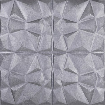 Panel Samoprzylepny Tapeta Piankowa Samoprzylepna Diament Szary 3D 70x70