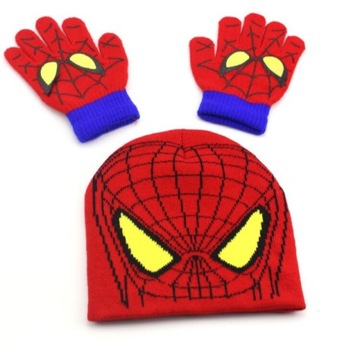 Czapka Spiderman spider-man + rękawiczki HIT