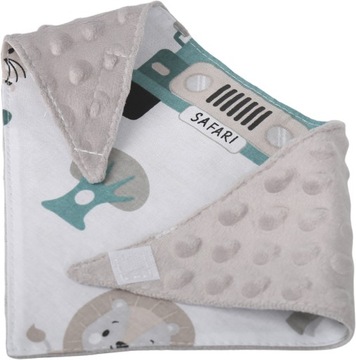 BABYMAM SOFT BIB, МИНКИ-ШАРФ НА ЛИПУЧКЕ 2 в 1