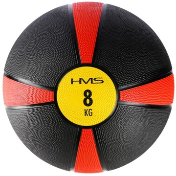 GUMOWA PIŁKA LEKARSKA 8KG FITNESS CROSSFIT HMS