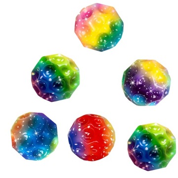 PIŁKA PIŁECZKA ODBIJAJĄCA SIĘ METEOR SKYBALL 7CM 6SZT.