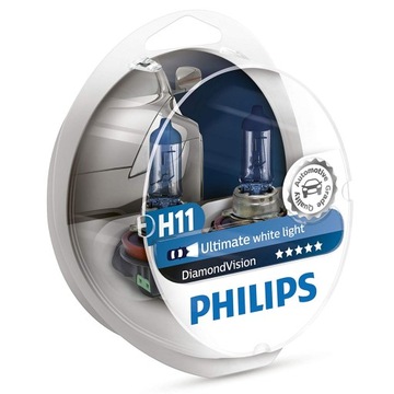 PHILIPS H11 DIAMOND VISION 5000k XENON EFFECT