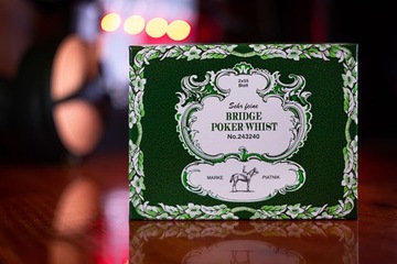 Karty podwójne, liście dębu. Piatnik