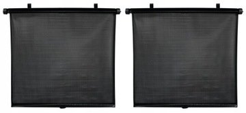 ROLETY PRZECIWSŁONECZNE NA BOCZNE SZYBY samochodowe ROLETA 2x50cm KPL OSŁON