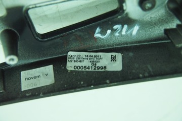 DŘEVO DEKORACE TUNELU STŘEDNÍHO MERCEDES W221 FACELIFT BLACK ASH WOOD