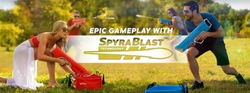 Spyrago Water Rifle сильная профессиональная 22 выстрела USB Spyra Display