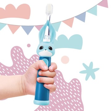 ЭЛЕКТРИЧЕСКАЯ ЗУБНАЯ ЩЕТКА SONIC ДЛЯ ДЕТЕЙ 0-3 ЛЕТ VITAMMY BUNNY BLUE