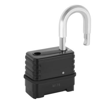 Замок навесной 4-значный, в резиновом корпусе Masterlock M178EURD BOR/OCT 50 мм