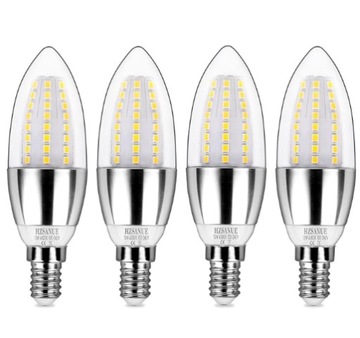 4X ŻARÓWKI LED W KSZTAŁCIE ŚWIECY 15W 3000K