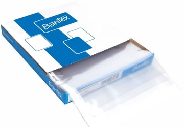 Koszulki obwoluty na dokumenty w pudełku BANTEX krystaliczne A4 45mic 100sz