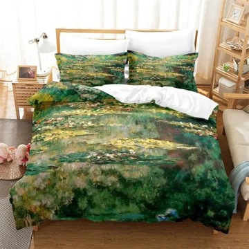 KING MONET VAN GOGH STYL NIEBO WZÓR MALARSTWA OLEJNEGO POSZWA NA KOŁDRĘ