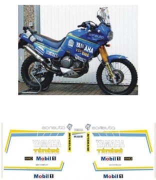 Wykonanie naklejki YAMAHA XTZ 750 SUPER TENERE