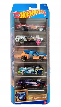 HOT WHEELS DEMO DESTRUCION 5-PAK HLY71