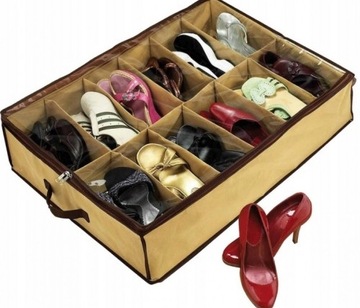 ORGANIZER POKROWIEC NA BUTY ZASUWANY 12 PAR