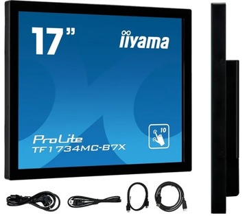 Monitor dotykowy do zabudowy iiyama ProLite TF1734MC-B7X 17