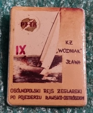 ODZNAKA KLUB ŻEGLARSKI WODNIAK W IŁAWIE REJS 1986