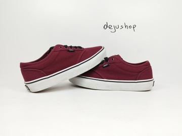 Trampki Sneakersy old skool VANS ATWOOD bordowe VN000TUY8J3 roz 39