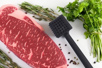 Толкатель MEAT POTATO 5в1, 5-сторонний, черный, сплошной, трамбовка