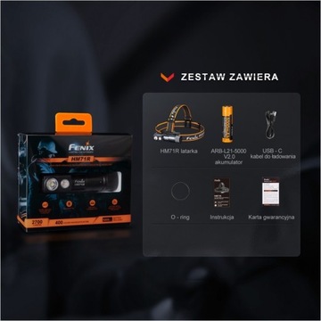 Светодиодный фонарь Fenix ​​HM71R - налобный фонарь