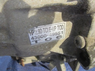 HYUNDAI TERRACAN I 2.9D 2004 4WD REDUKTOR PŘEVODOVKY MANUÁLNÍ