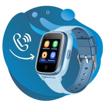 Умные часы для детей CALMEAN Child Watch Touch 2 GPS, ИГРЫ, ВОДОНЕПРОНИЦАЕМЫЕ