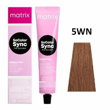 MATRIX SOCOLOR SYNC PRE-BONDED ALKALINE TONER FARBA DO WŁOSÓW 5WN 90ML
