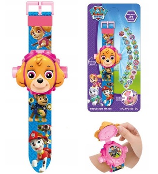 Psi Patrol Zegarek z Projektorem Obrazki Paw Patro