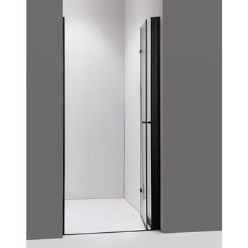 SH01F ДУШЕВАЯ ДВЕРЬ ЧЕРНАЯ 130 СМ 6 ММ
