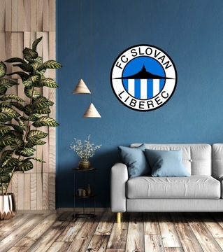 Slovan Liberec logo Herb na ścianę 3D dekoracja prezent dla męża chłopaka